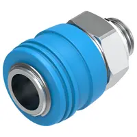 Съединител пневматичен Festo бърза връзка - резба  1/4", KD4-1/4-A