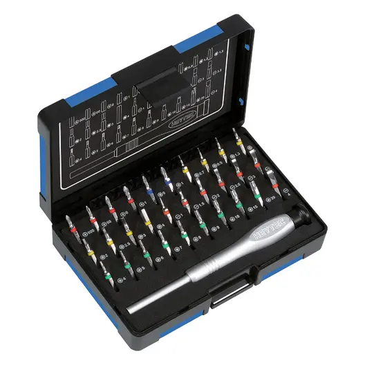Комплект битове Heytec PH/PZ/TX/SB с магнитен държач  1/4", 31 бр., 50834