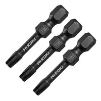 Накрайник бит TX HiKOKI - Hitachi Torx торсионен  TX40, 1/4", 38 мм, 3 бр.
