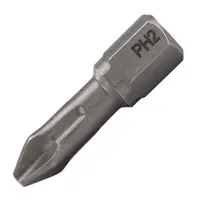 Накрайник бит PH Makita Philips кръстат  PH 2, 1/4", 25 мм