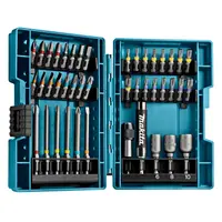 Комплект битове Makita PH/PZ/SB/TX/SW с магнитен държач  1/4", 43 бр., B-55697