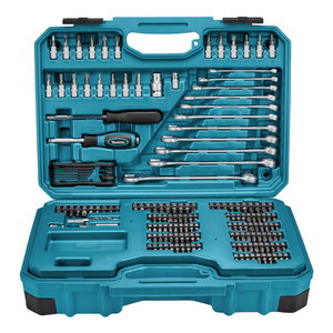 Гедоре комплект Makita вложки с ръчни инструменти 221 бр., 5/16" - 1/2", E-10883