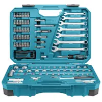 Гедоре комплект Makita вложки с ръчни инструменти  120 бр., 1/4" - 3/8", E-06616