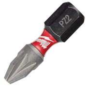 Накрайник бит PZ Milwaukee Pozidriv кръстат  PZ 2, 1/4, 25 мм, Shockwave Impact Duty - product - 062 MLA1099