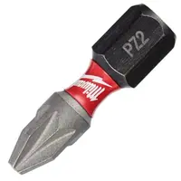 Накрайник бит PZ Milwaukee Pozidriv кръстат  PZ 2, 1/4", 25 мм, Shockwave Impact Duty