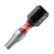 Накрайник бит TX Milwaukee Torx торсионен  TX 15, 1/4, 25 мм, Shockwave Impact Duty - product - 062 MLA1105