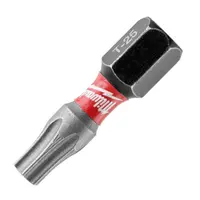 Накрайник бит TX Milwaukee Torx торсионен  TX 25, 1/4", 25 мм, Shockwave Impact Duty