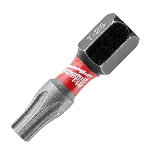 Накрайник бит TX Milwaukee Torx торсионен  TX 25, 1/4", 25 мм, Shockwave Impact Duty