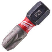 Накрайник бит PZ Milwaukee Pozidriv кръстат  PZ 3, 1/4, 25 мм, Shockwave Impact Duty - product - 062 MLA1102