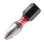Накрайник бит PH Milwaukee Philips кръстат  PH 2, 1/4, 25 мм, Shockwave Impact Duty - product - 062 MLA1103