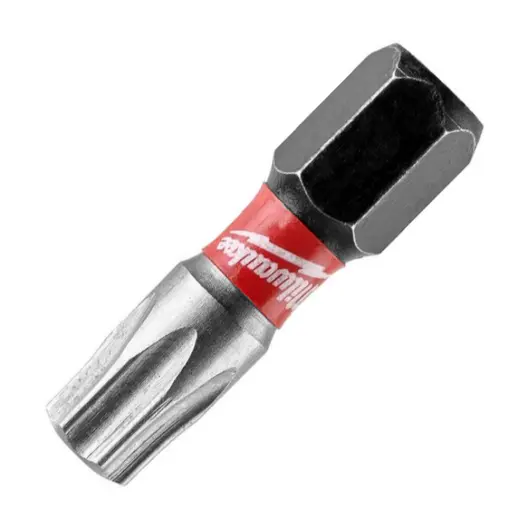 Накрайник бит TX Milwaukee Torx торсионен  TX 30, 1/4", 25 мм, Shockwave Impact Duty
