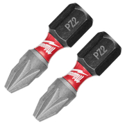 Комплект битове Milwaukee PZ  2, 1/4, 25 мм, 2 бр., Shockwave Impact Duty - product - 062 MLA1218