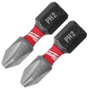 Комплект битове Milwaukee PH  2, 1/4, 25 мм, 2 бр., Shockwave Impact Duty - product - 062 MLA1228