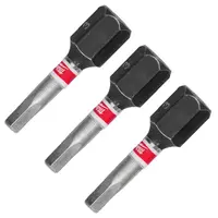 Накрайник бит SW Milwaukee външен 6-стен  SW 3, 1/4", 25 мм, 3 бр., Shockwave Impact Duty