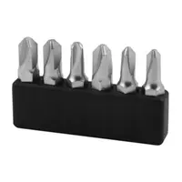 Комплект битове Narex Bystrice PH/PZ/SB/TX/SW/SP/RB/TS/TW с магнитен държач  1/4", 6 бр., 8572