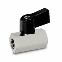 Кран пневматичен GAV сферичен  2x1/4", 1267/2