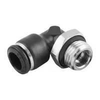 Коляно пневматично Aignep Push In шлаух - резба  1/4", шлаух 8 мм, 55116