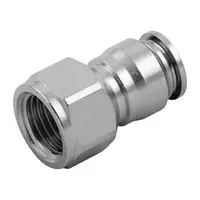 Съединител пневматичен Aignep Push In шлаух - резба  1/4", шлаух 8 мм, 57030