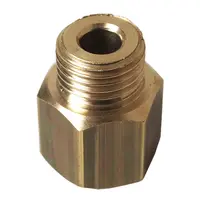 Нипел пневматичен редуктивен резба - резба  1/4" - M14х1.5 мм