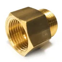 Нипел пневматичен редуктивен резба - резба  1/2" - M20x1.5 мм