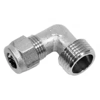 Коляно пневматично Aignep маркуч - резба  1/2" x 12 мм, 10280