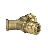 Тройник пневматичен Rodcraft бърза връзка - резба  3/8", 850060