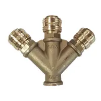 Тройник пневматичен Rodcraft бърза връзка - резба  3/8", 850061