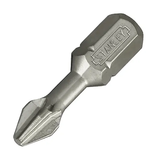 Накрайник бит PH Stanley Philips кръстат  PH 2, 1/4", 25 мм, 6 бр., Gamme PRO