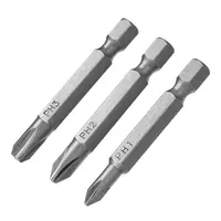Комплект битове Stanley PH  1, 2 и 3, 1/4", 50 мм, 3 бр., STA61160