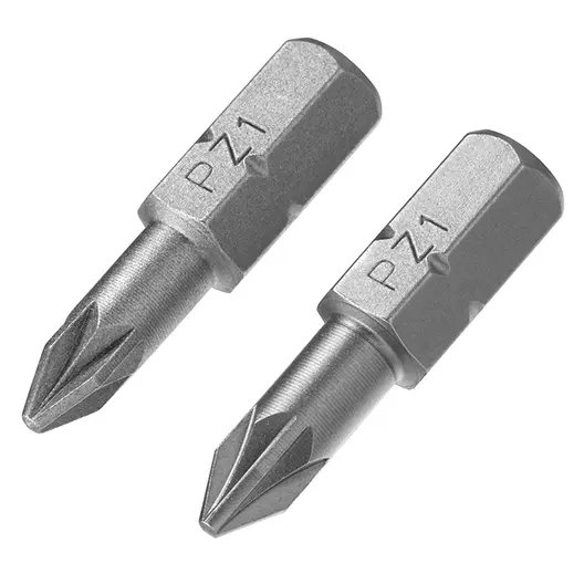 Накрайник бит PZ Stanley Pozidriv кръстат  PZ 1, 1/4", 25 мм, 2 бр., STA61040
