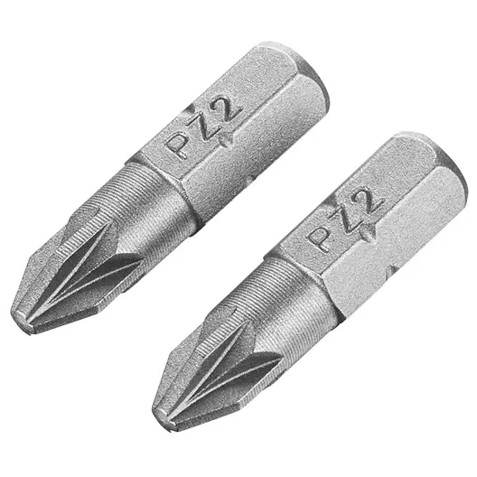 Накрайник бит PZ Stanley Pozidriv кръстат  PZ 2, 1/4", 25 мм, 2 бр., STA61041