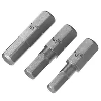 Комплект битове Stanley SW външен 6-стен  4, 5 и 6 мм, 1/4", 25 мм, 3 бр., STA61083