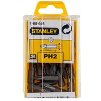 Комплект битове Stanley  PH 2, 1/4", 25 мм, 25 бр., 1-68-946