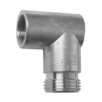 Преход ъглов за газови бутилки с външна резба  1/2", 3/8", лява