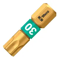 Накрайник бит TX Wera Torx торсионен, с покритие  TX 30, 1/4'', 25 мм, 867/1 BDC