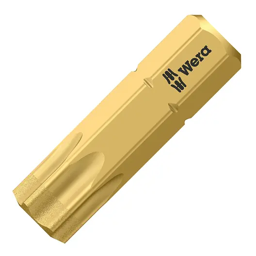 Накрайник бит TX Wera Torx торсионен, с покритие  TX 40, 1/4'', 25 мм, 867/1 BDC