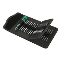 Отвертка-държач с тресчотка Wera комплект с битове  32 бр., Kraftform Kompakt 62