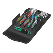 Отвертка Wera със сменяеми накрайници магнитна комплект 52 бр., Kraftform Kompakt 100 - product - 062 WRA 820