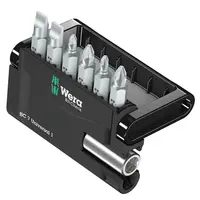 Комплект битове Wera PH/PZ/SB с магнитен държач  1/4", 7 бр., Bit-Check 7 Universal 1