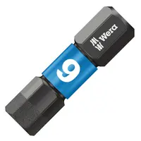 Накрайник бит SW Wera външен 6-стен с покритие  SW 6, 1/4'', 25 мм, 840/1 IMP DC Impaktor