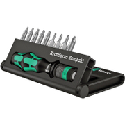 Отвертка Wera със сменяеми накрайници магнитна комплект 9 бр., Kraftform Kompakt 12 - product - 062 WRA 963