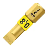 Накрайник бит SB Wera прав плосък торсионен  SB 0.8x5.5, 1/4'', 25 мм, 800/1 BDC