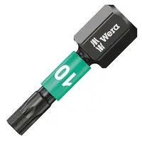 Накрайник бит TX Wera Torx торсионен, ударен, с покритие  TX 10, 1/4", 25 мм, 867/1 IMP DC Impaktor