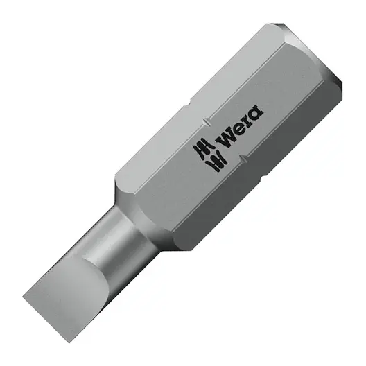 Накрайник бит SB Wera прав плосък  SB 1.2x8, 1/4", 25 мм, 800/1 Z