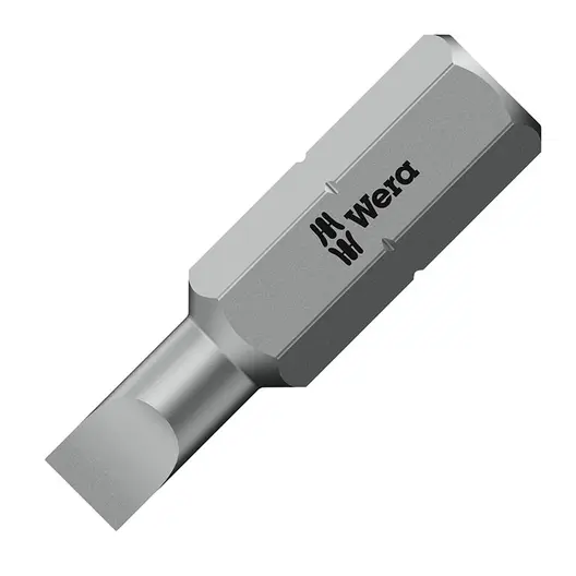 Накрайник бит SB Wera прав плосък  SB 0.5x3, 1/4", 25 мм, 800/1 Z