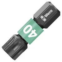 Накрайник бит TX Wera Torx торсионен, ударен, с покритие  TX 40, 1/4'', 25 мм, 867/1 IMP DC Impaktor