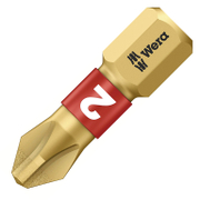 Накрайник бит PH Wera Philips с покритие, торсионен  PH 2, 1/4, 25 мм, 851/1 BDC - product - 062 WRA 985