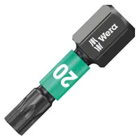 Накрайник бит TX Wera Torx торсионен, ударен, с покритие  TX 20, 1/4'', 25 мм, 867/1 IMP DC Impaktor
