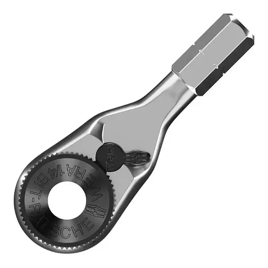 Накрайник Wera тресчотка с 6-стенна опашка  1/4", Zyklop Mini 4