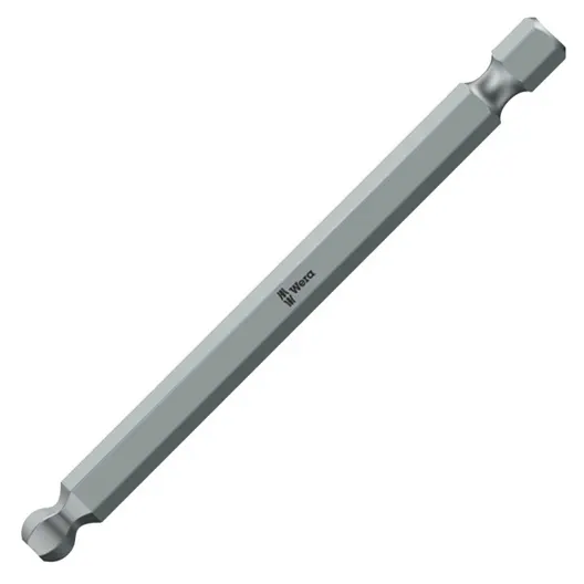 Накрайник бит SW Wera външен 6-стен сфера  SW 3, 1/4", 89 мм, 842/4